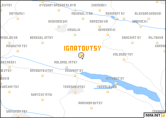 map of Ignatovtsy