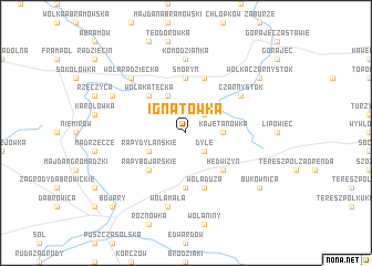 map of Ignatówka