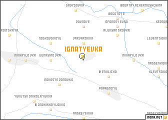 map of Ignatʼyevka