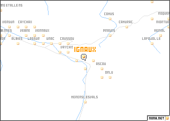 map of Ignaux