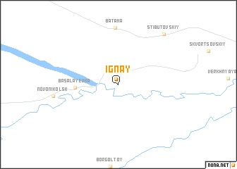 map of Ignay