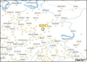 map of Ignići