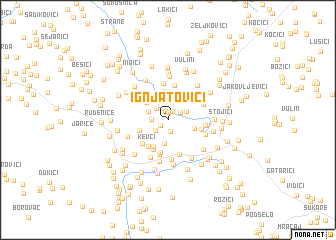 map of Ignjatovići