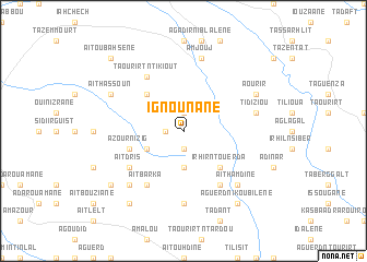 map of Ignounane
