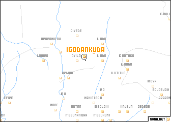 map of Igodan Kuda
