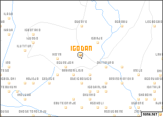 map of Igodan