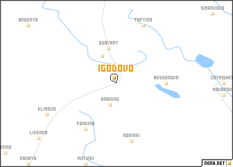 map of Igodovo