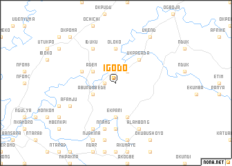 map of Igodo