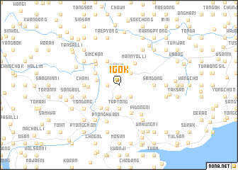 map of Igok