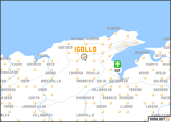 map of Igollo