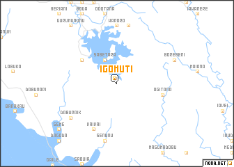 map of Igomuti