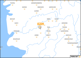 map of Igom