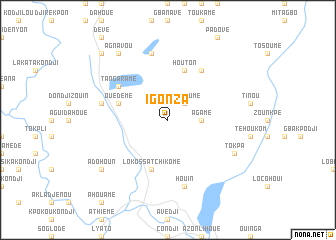 map of Igonza