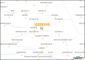 map of Igorevka