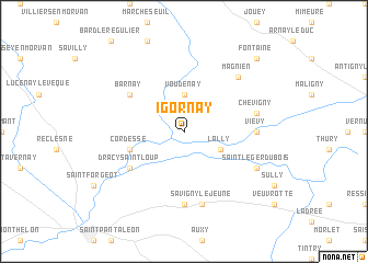 map of Igornay