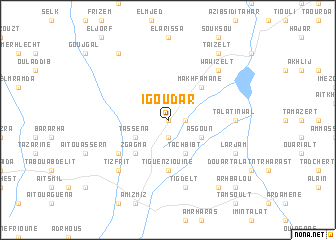 map of Igoudar
