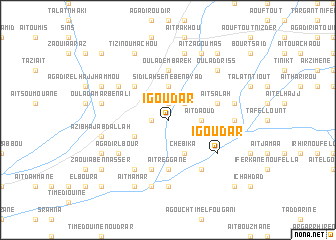 map of Igoudar