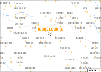 map of Igouelouane