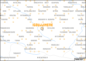 map of Igoujjimene