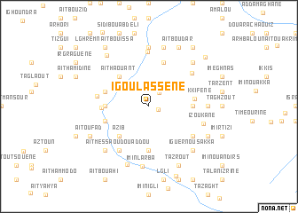 map of Igoulassene