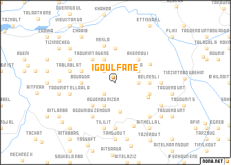 map of Igoulfane