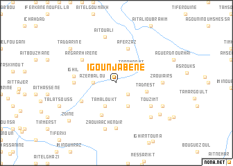 map of Igounjabene