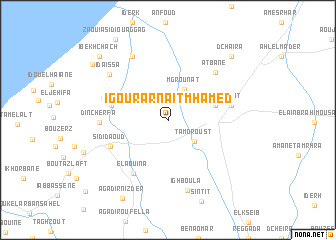 map of Igourar nʼAït Mʼhamed