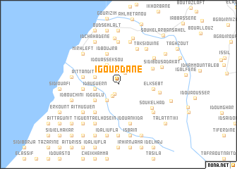 map of Igourdane