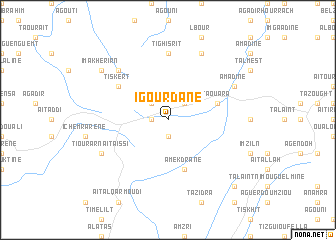 map of Igourdane