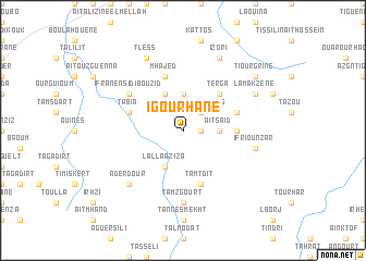 map of Igourhane