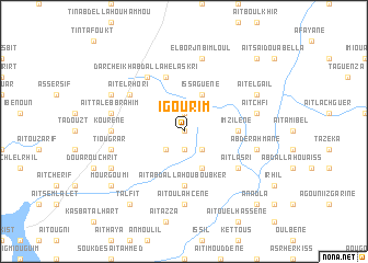 map of Igourim