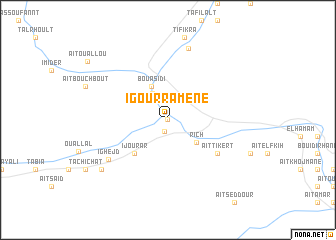 map of Igourramene