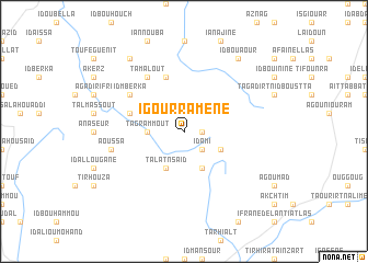 map of Igourramene