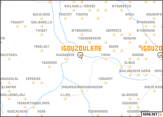 map of Igouzoulene