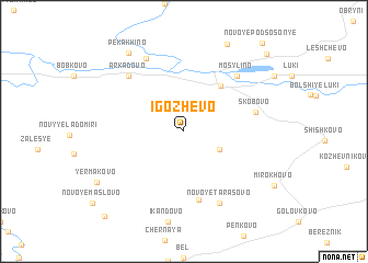 map of Igozhevo