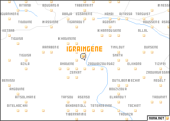 map of Igraimgene