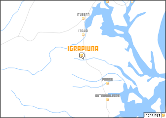 map of Igrapiúna