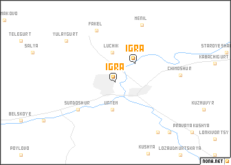 map of Igra