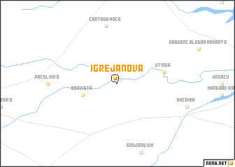 map of Igreja Nova