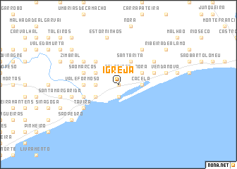 map of Igreja