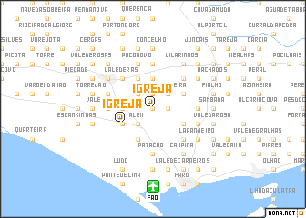 map of Igreja