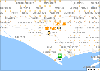 map of Igreja