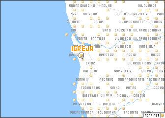 map of Igreja