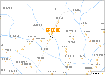 map of Igreque