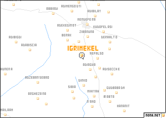 map of Igrī Mekel