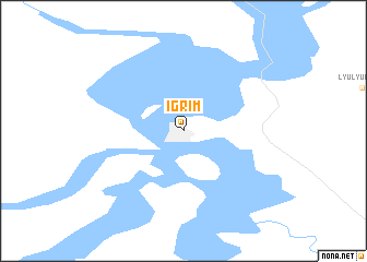 map of Igrim