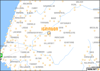 map of Igrindon