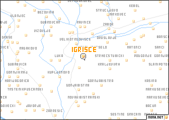 map of Igrišće