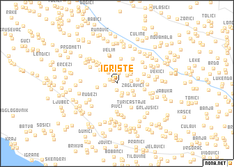 map of Igrište