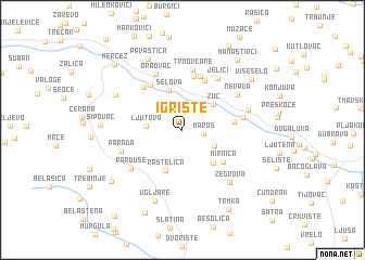 map of Igrište